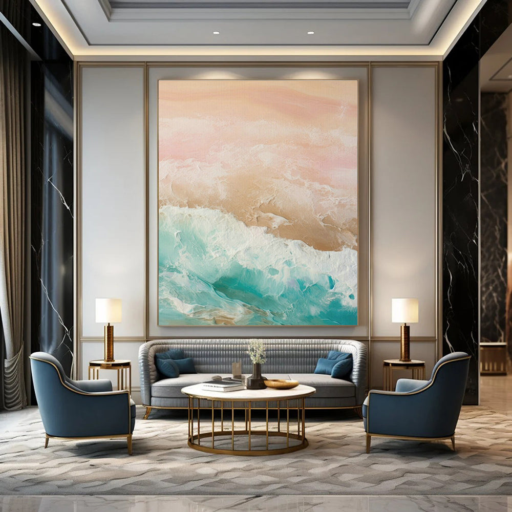 Hand-Crafted Abstract Decor for Living Room and Cottage Hallway DLZ1631
