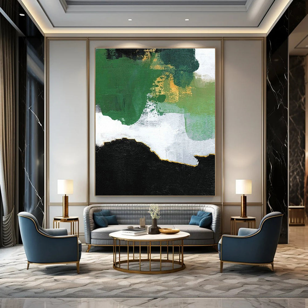 Vast Custom-Made Abstract Canvas for Hallway & Living Room DLZ1229