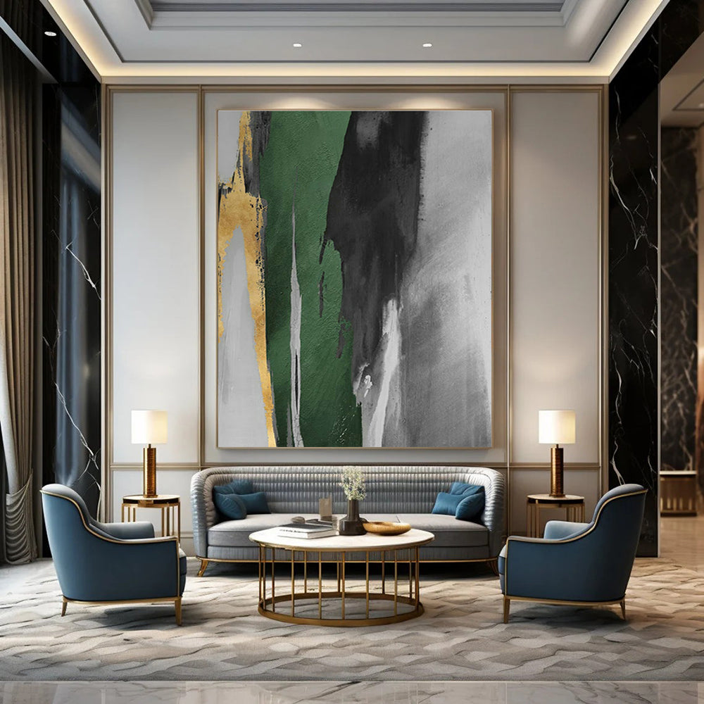 Oversized Tailored Abstract Wall Art for Office & Living Room DLZ1205