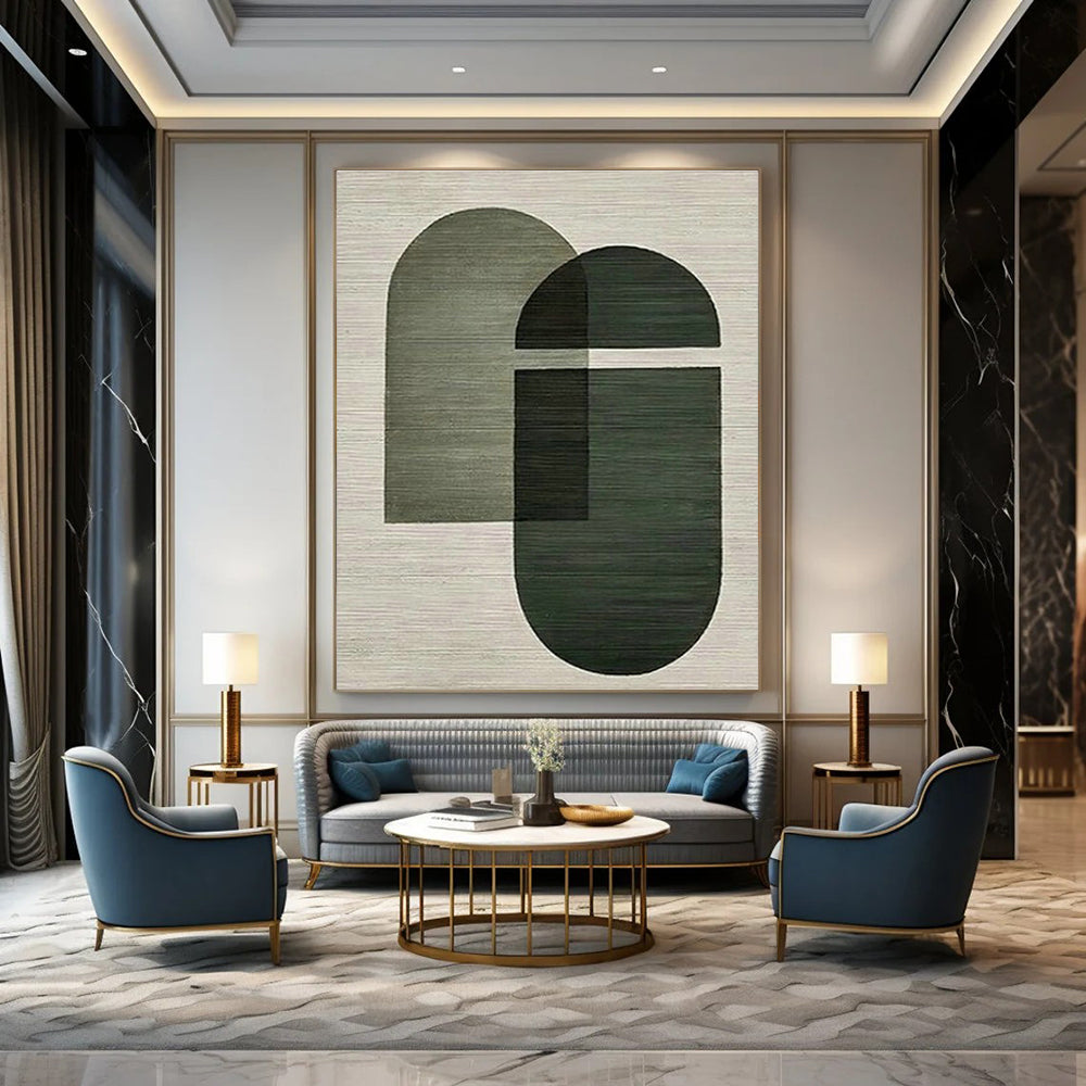 Handmade Abstract Wall Art for Bedroom and Cottage Living Room DLZ1519