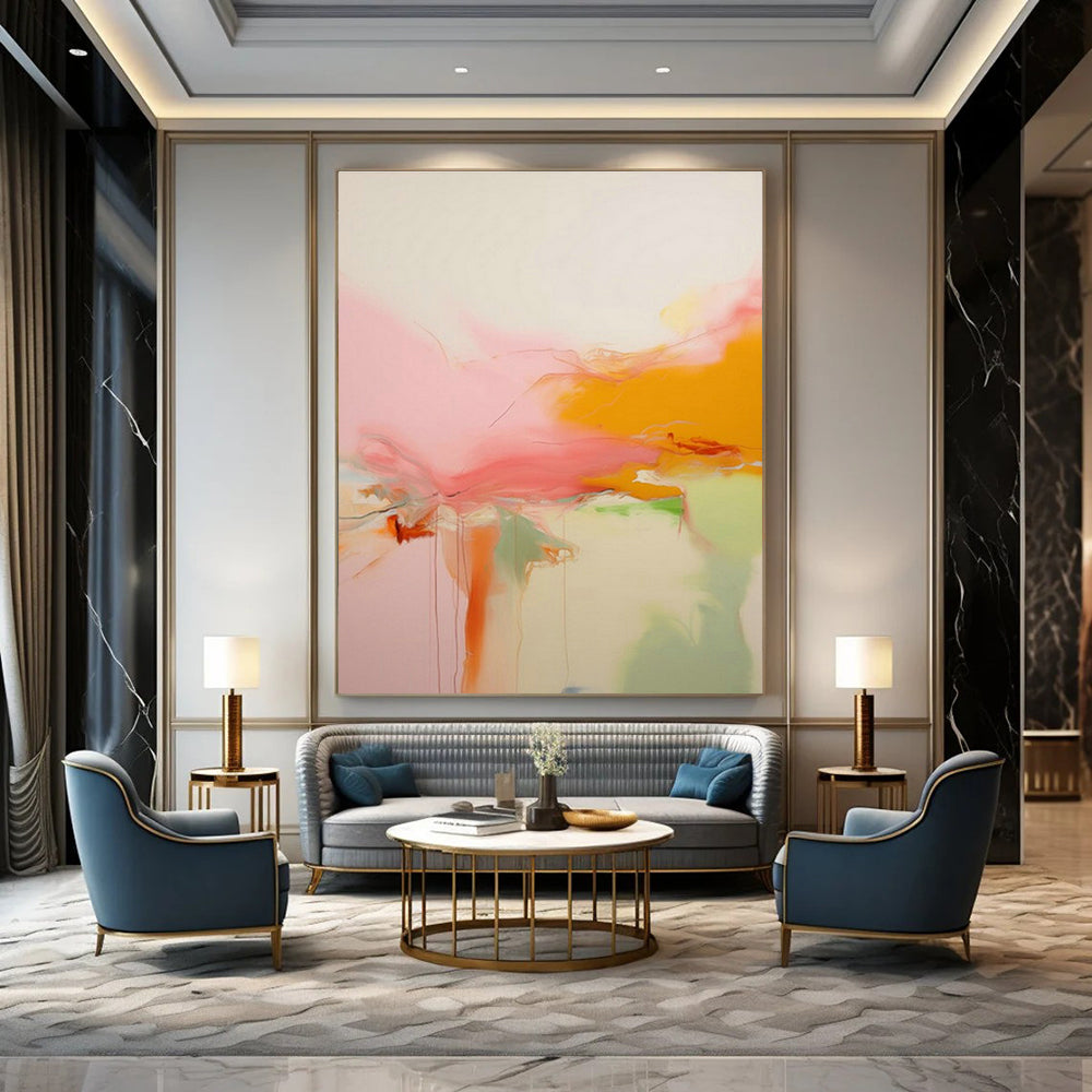 Ginormous Custom-Built Handmade Abstract Painting for Office & Dining Room DLZ2085