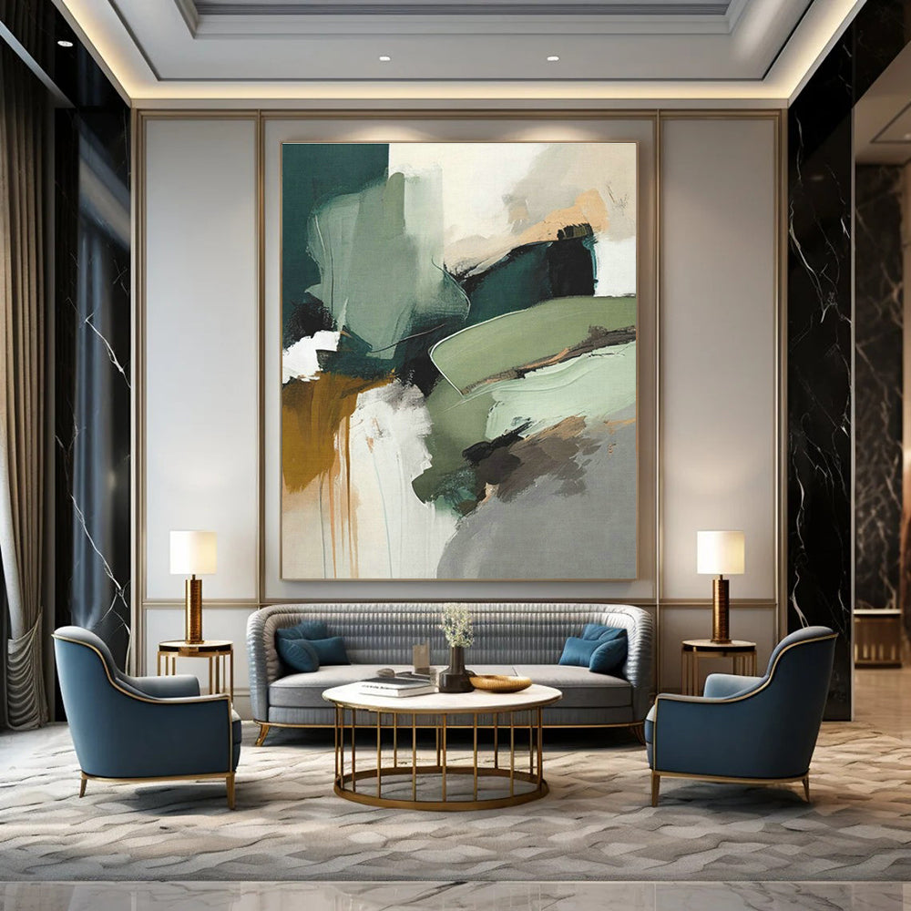 Hand-Crafted Abstract Wall Decor for Office and Cottage Bedroom DLZ1616