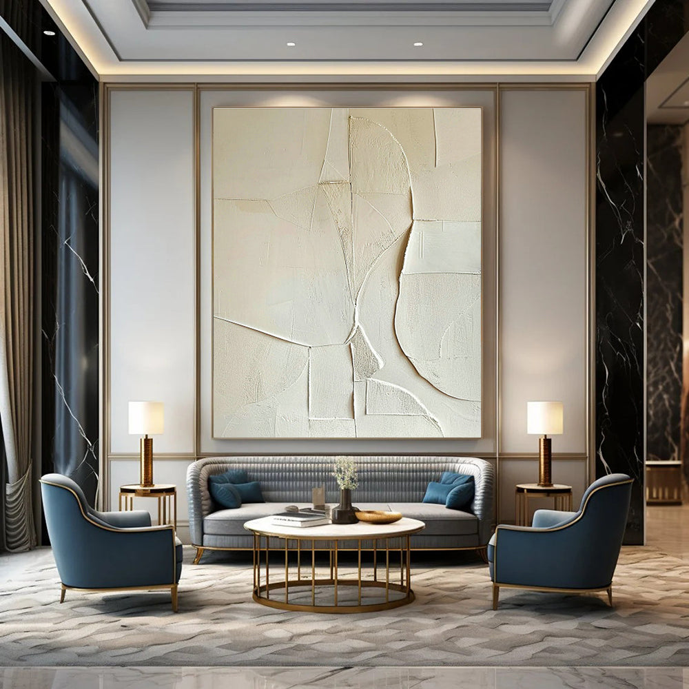 Hand - Painted Large Abstract Marvel for Bedroom & Entryway DLZ1321