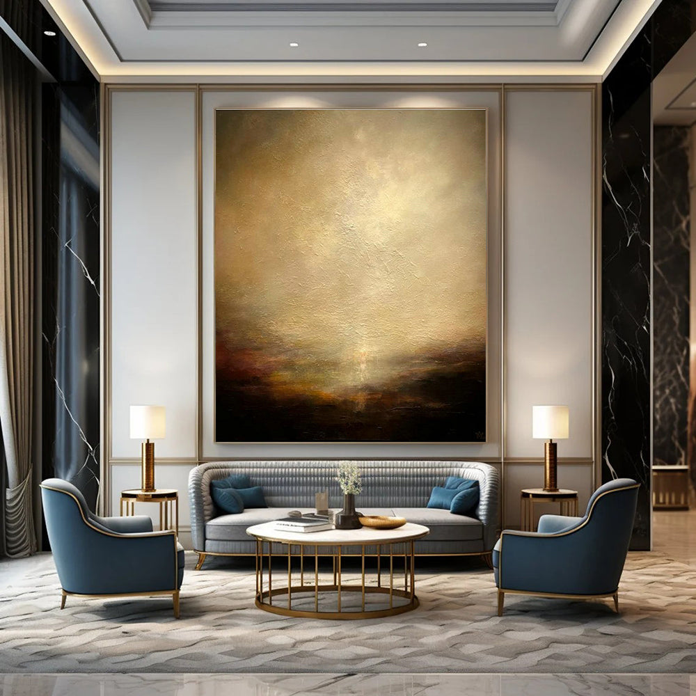 Vast Custom - Built Hand Painted Abstract Wall Art for Cottage & Bedroom DLZ2234