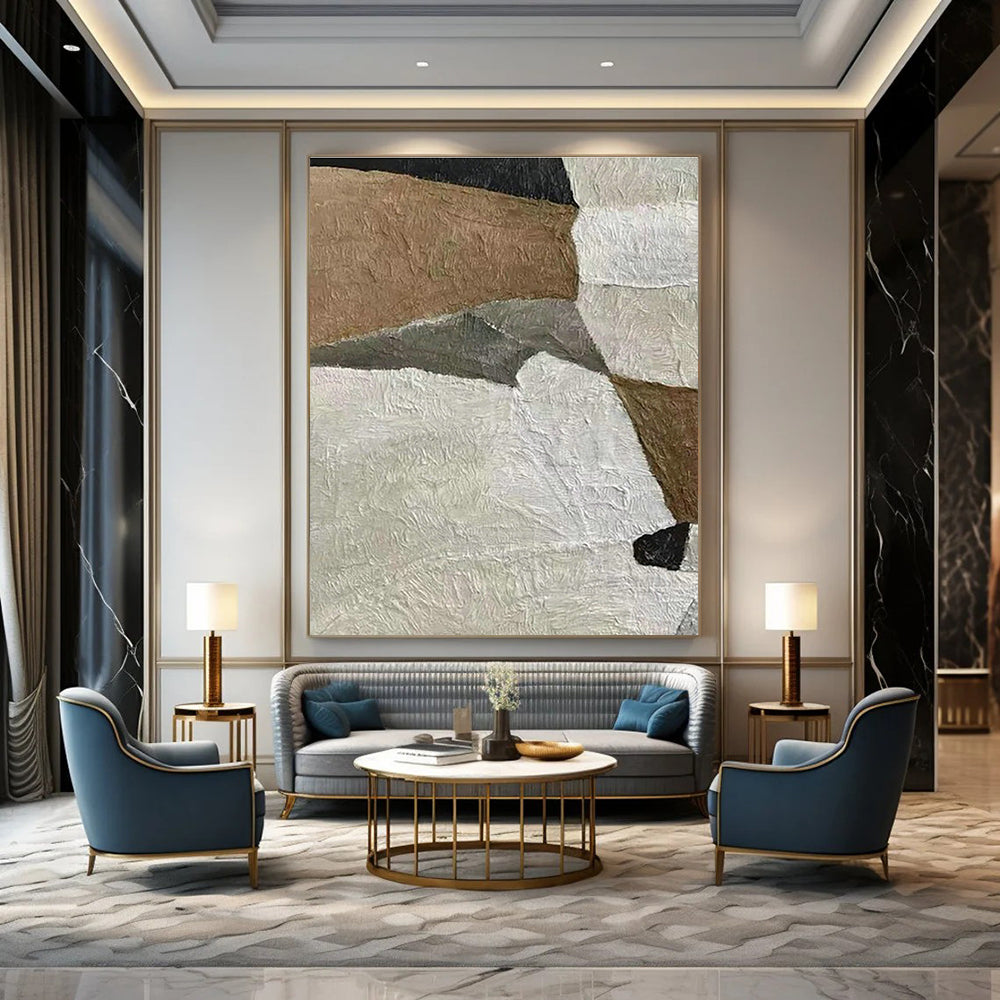 Gigantic Custom Abstract Canvas for Bedroom & Dining Room DLZ1147