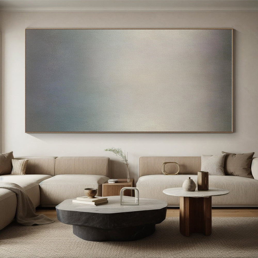 Gradient Gray Minimalist Abstract Painting GER283