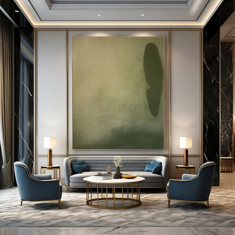 Oversized Abstract Paintings for Living Room Entertainment Center Remote Control Drawers & Office Copy Room Paper Tray Dividers DLZ0903