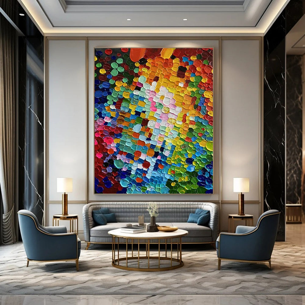 Hand-Painted Abstract Art for Entryway & Hallway DLZ2292
