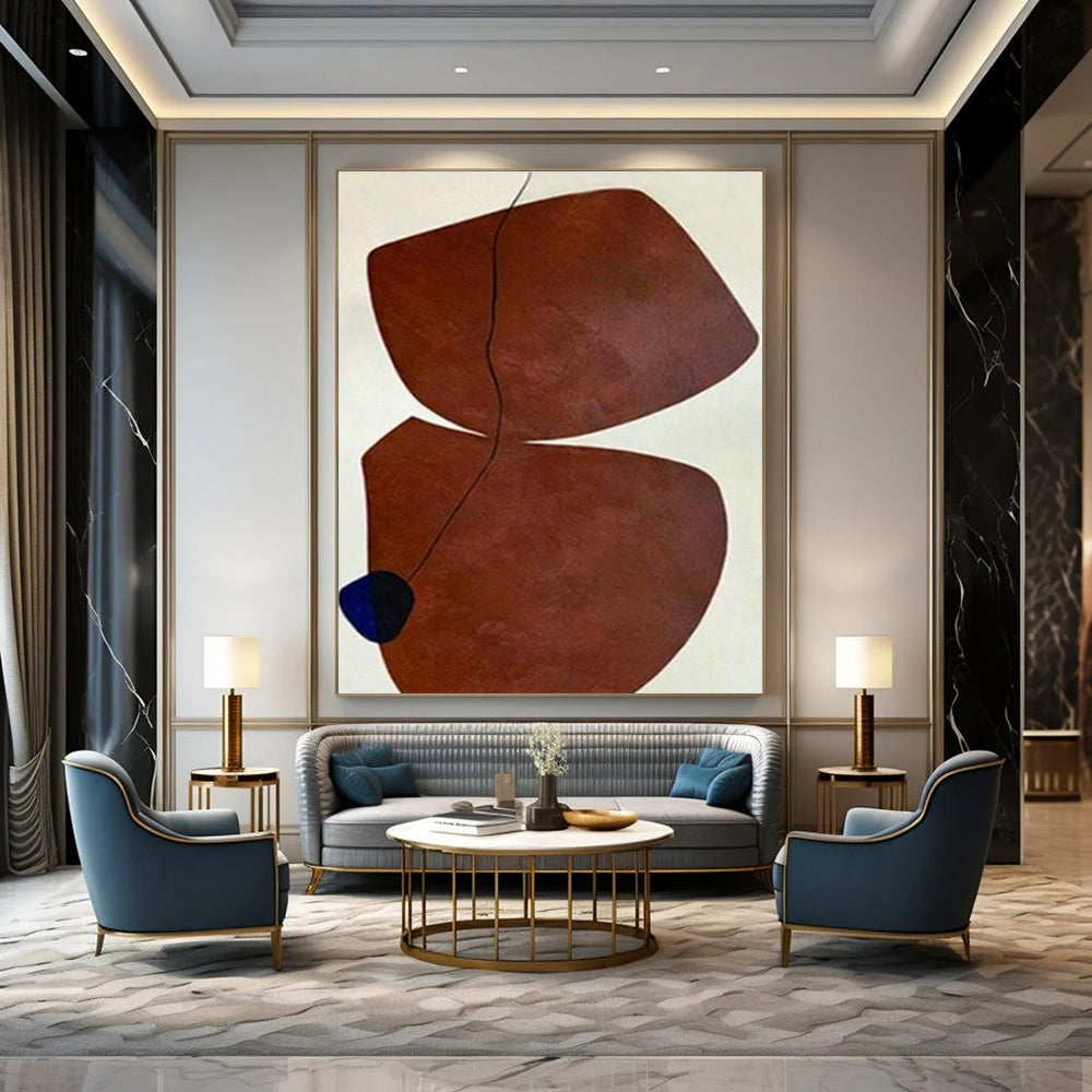 Large Handmade Abstract Painting for Dining Room & Bedroom DLZ2019