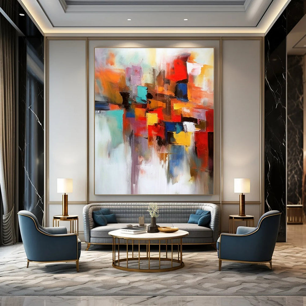Handmade Abstract Wall Art for Cottage Living Room Bookend Display Wall & Office Pen Cup Holder Tray Wall DLZ1819