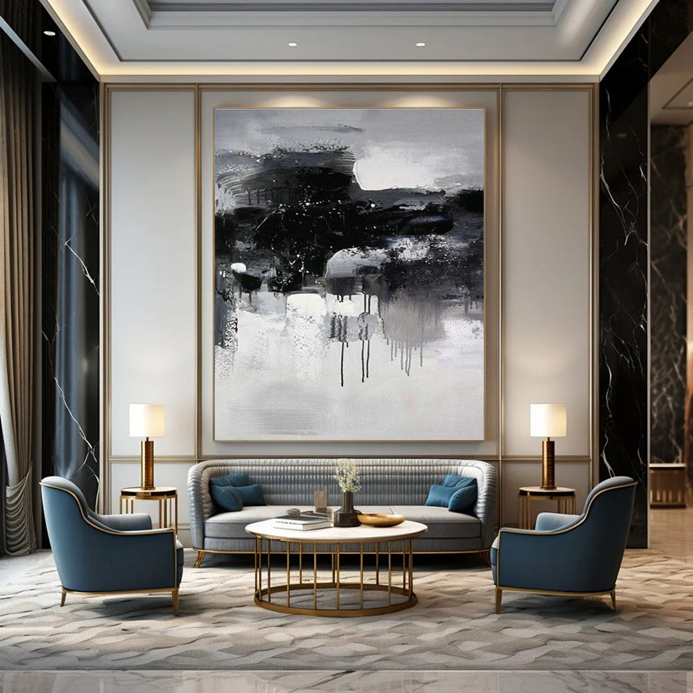 Extra - Large Custom Abstract Canvases for Living Room & Hallway DLZ0568
