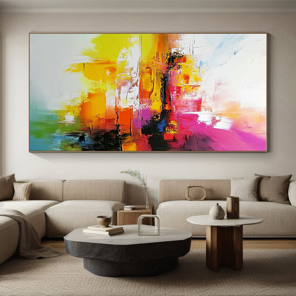 Colorful Abstract Painting with Vibrant Impressions GER553
