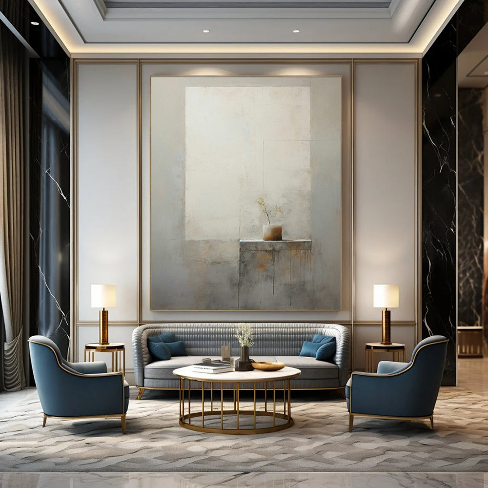 Extra - Vast Hand - Painted Abstract Canvases for Cottage Living Room Sunrooms & Entryway Key Drop Zones DLZ0607