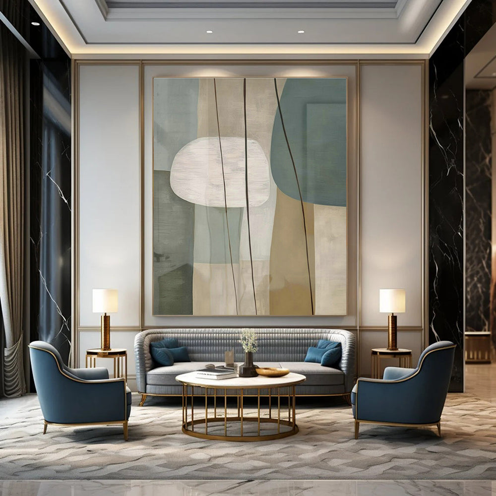 Large Customizable Handmade Abstract Wall Decor for Living Room Fireplace Mantel and Bedroom Headboard Wall DLZ1953