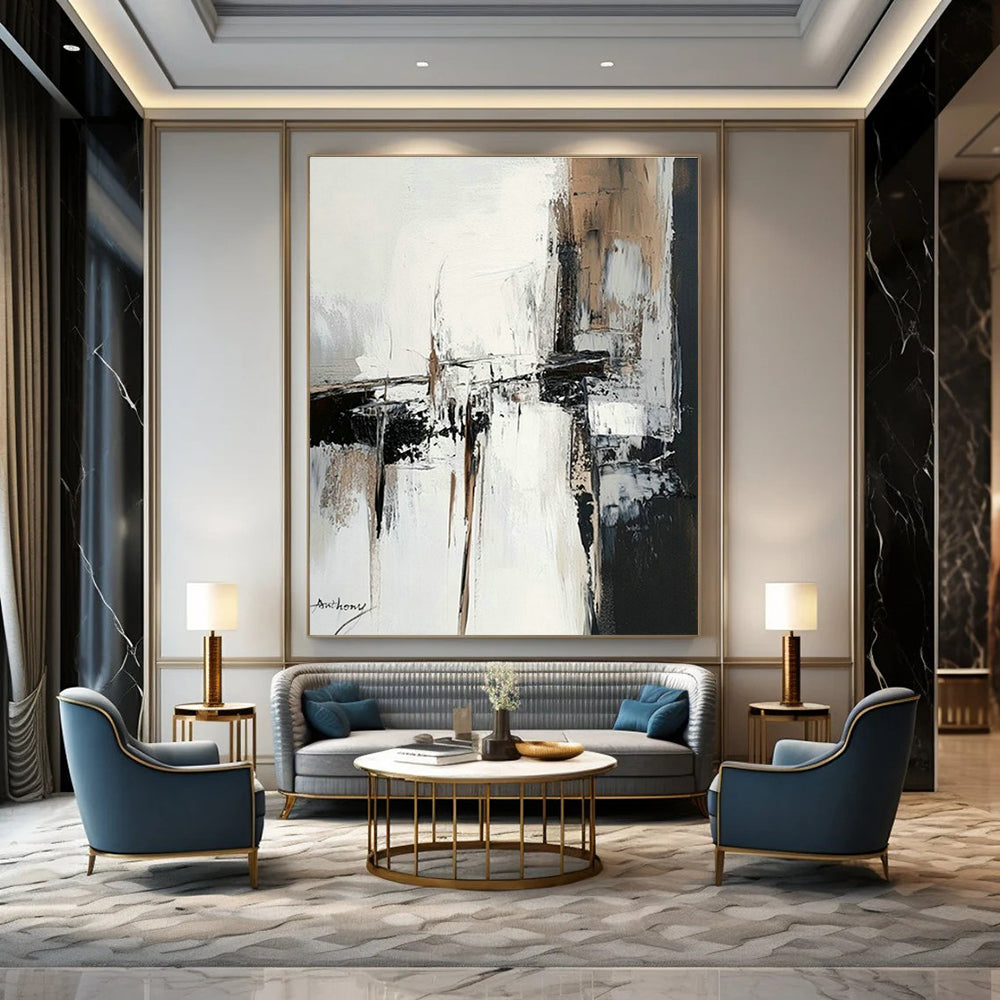 Hand-Crafted Abstract Wall Decor for Cottage Office & Bedroom DLZ1666