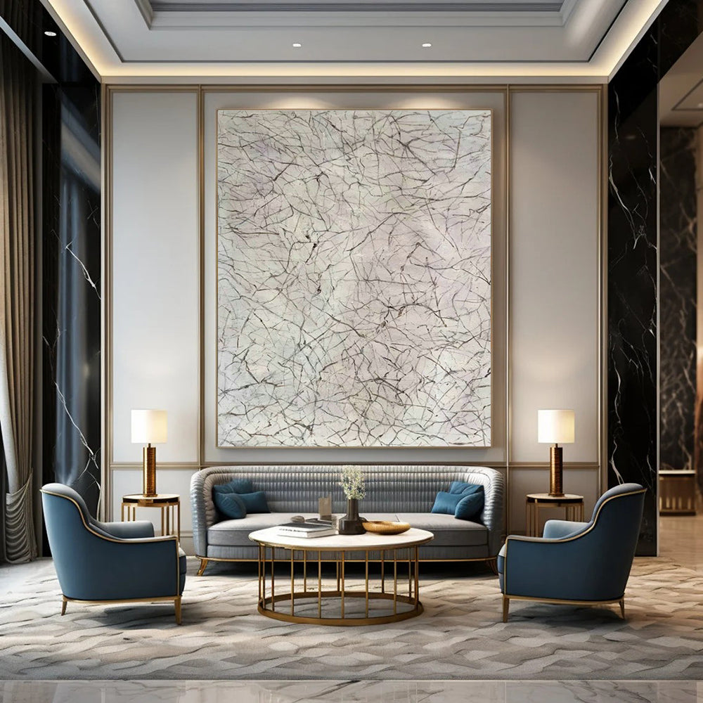 Ultra - Grand, Projection - Mapped Custom Abstract Art for Living Room Entertainment DLZ0484