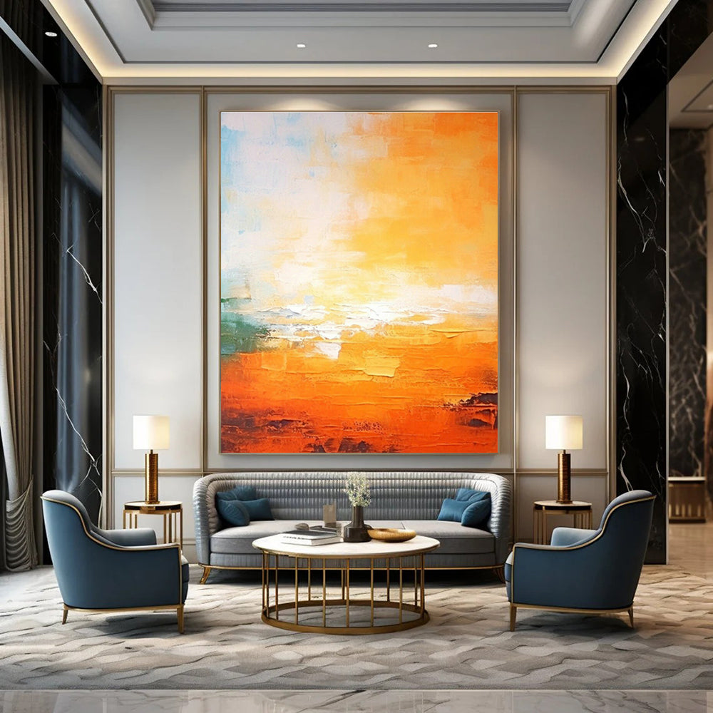 Titanic - Sized Hand - Painted Abstract Canvases for Bedroom Walk - in Closets & Office Utility Rooms DLZ0741