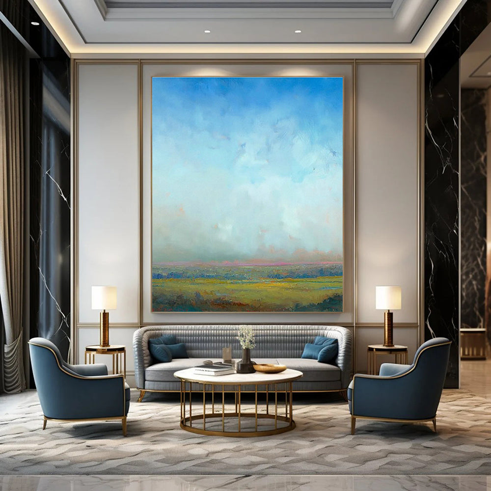 Massive Custom Abstract Paintings for Dining Room Banquet Hall Chair Upholstery Buttons & Office Training Center Chair Armrest Covers DLZ0942