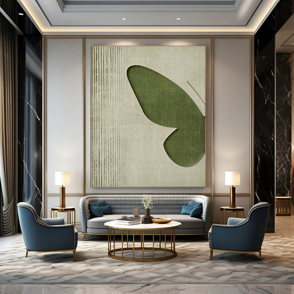 Handcrafted Abstract Gallery - Wrap Canvas for Hallway & Entryway DLZ1376