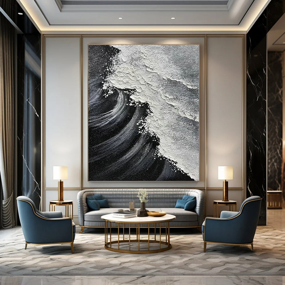Custom Abstract Canvas Art for Entryway & Living Room DLZ2358