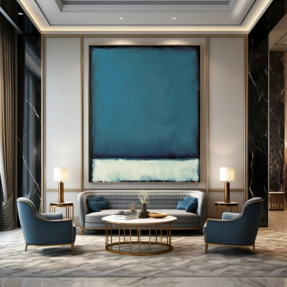 Vast, Interactive Custom Abstract Paintings for Living Room Engagement DLZ0459