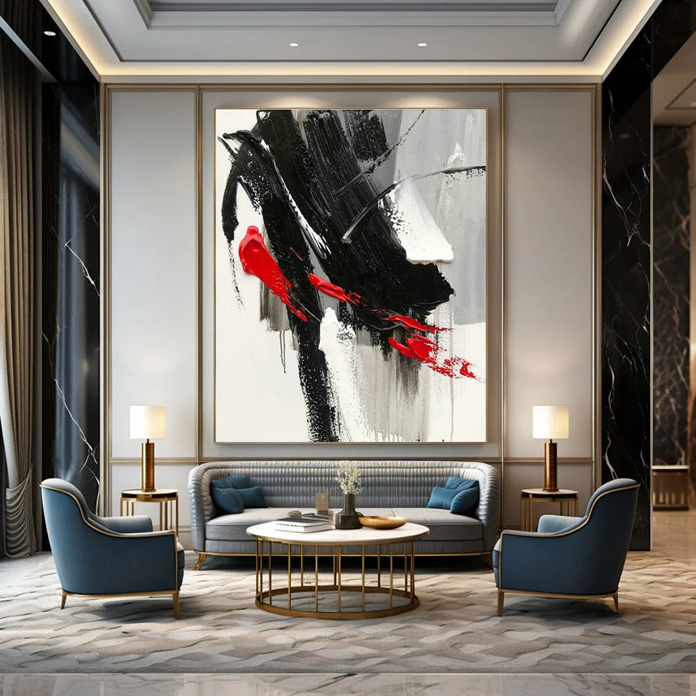 Handmade Abstract Wall Art for Cottage Dining Room & Office DLZ1669