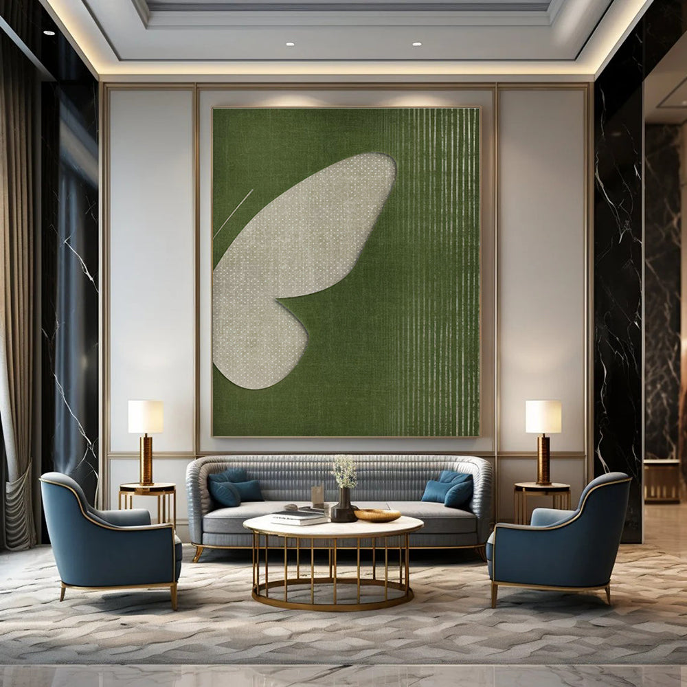 Hand - Painted Abstract Wall Mosaic for Bedroom & Living Room DLZ1377