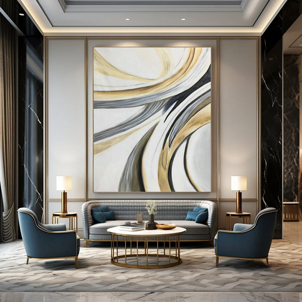 Super - Immense - Plus, Kinetic - Movement Custom Abstracts for Dining Room Fascination DLZ0499