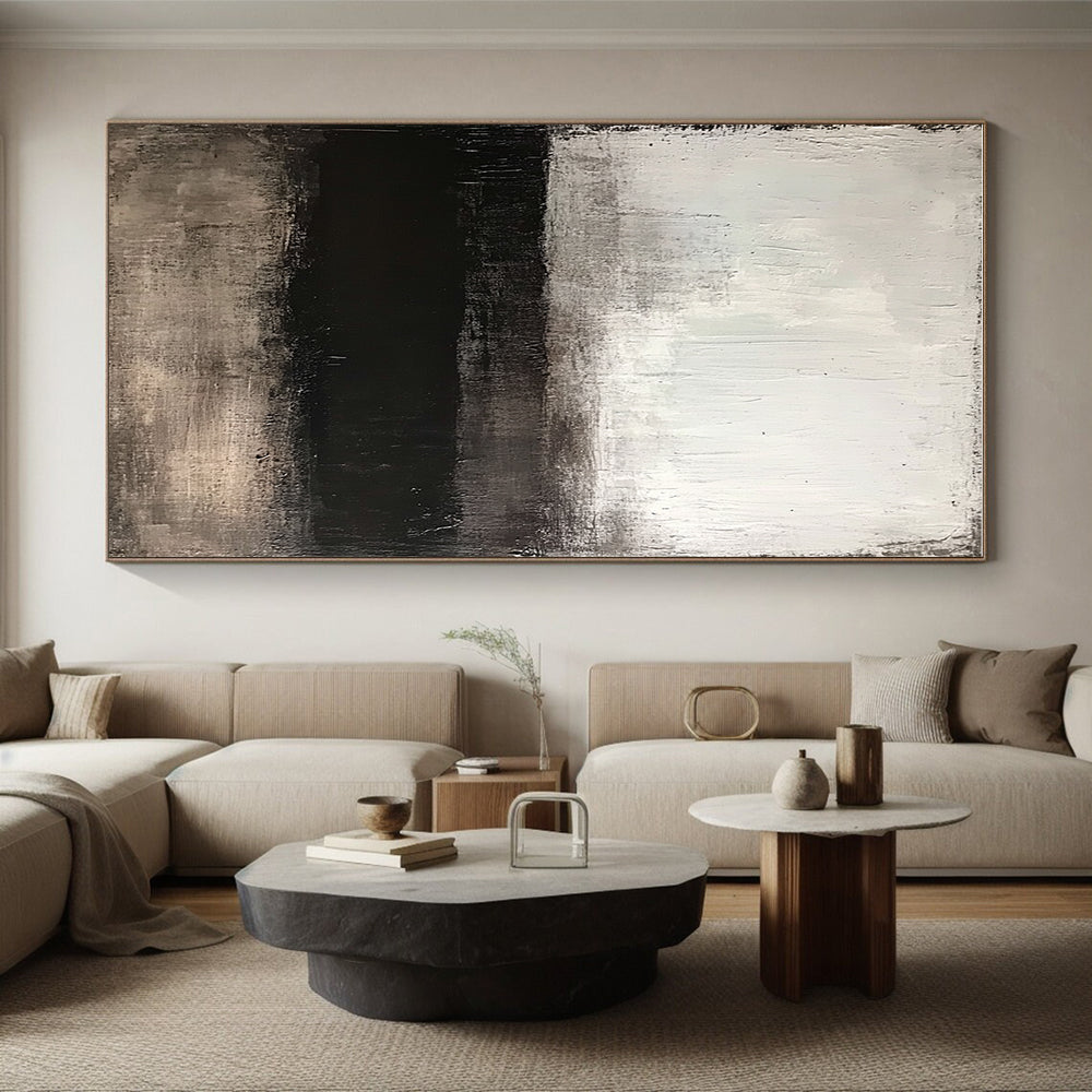 Subtle Gradient Abstract with Gray and Black Hues GER362
