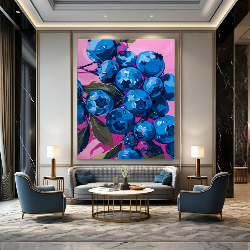 Hand - Painted Abstract Art for Living Room and Cottage Hallway DLZ0653