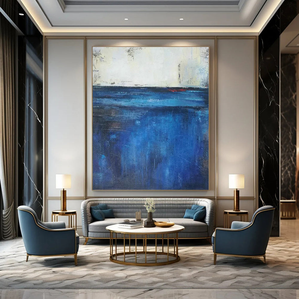 Stupendous Custom - Formulated Abstract Canvas for Hallway & Bedroom DLZ2267