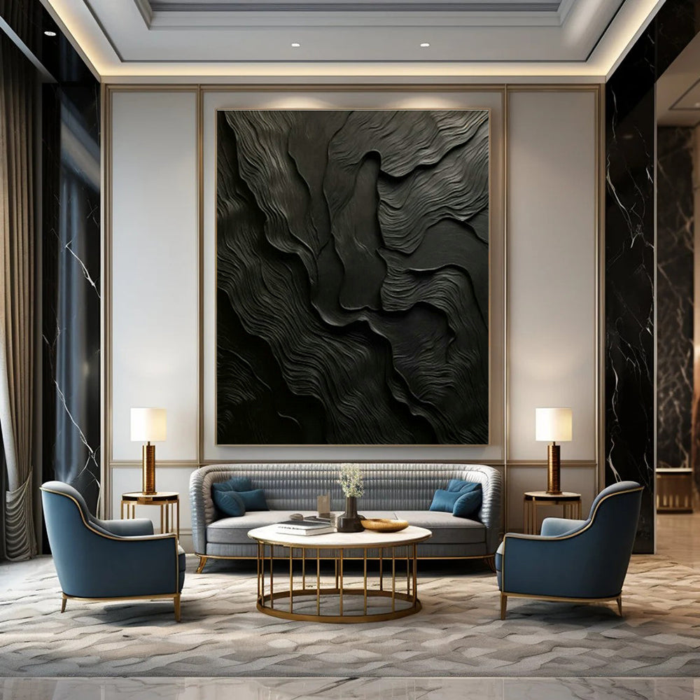 Customizable Handmade Abstract Art for Cottage Dining Room Buffet Server Wall and Entryway Hat Rack Wall DLZ1718