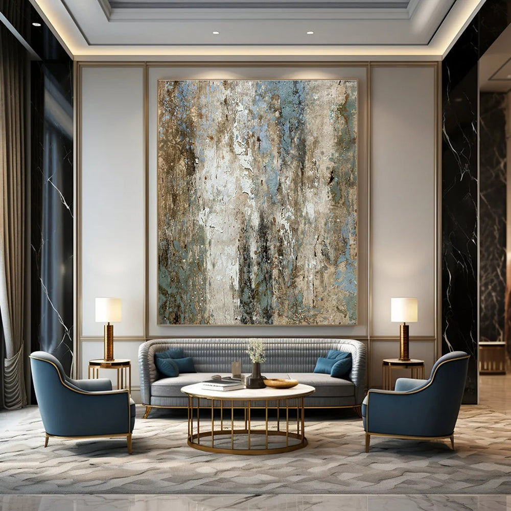 Colossal Custom - Designed Handmade Abstract Painting for Office & Hallway DLZ2231