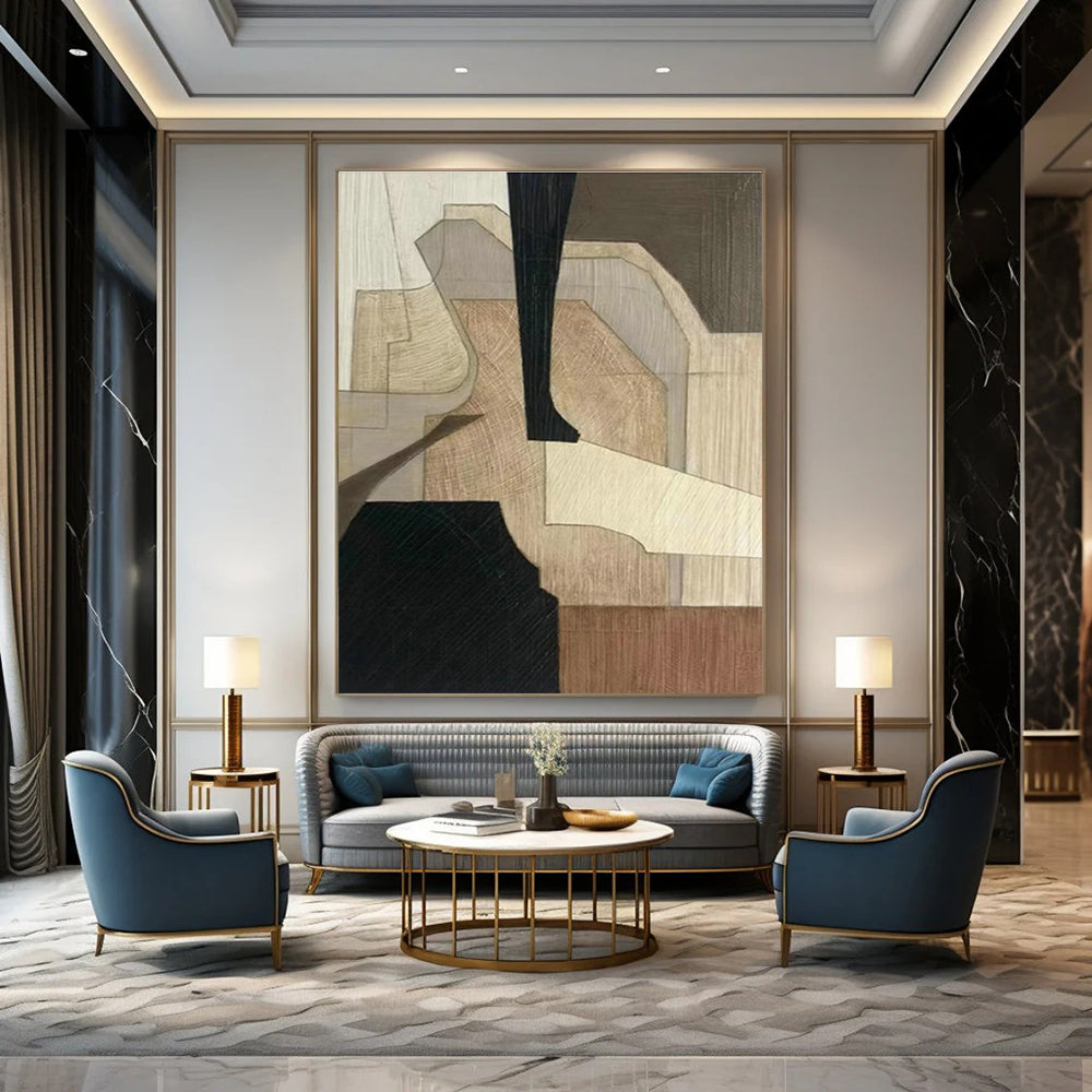 Vastly Extended Tailored Abstract Art for Bedroom & Office DLZ1078