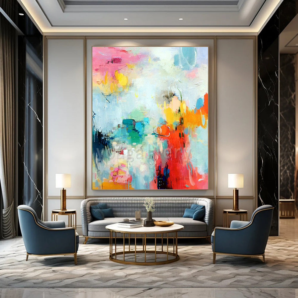 Giant - Format Tailored Abstract Canvas for Bedroom & Office DLZ1072