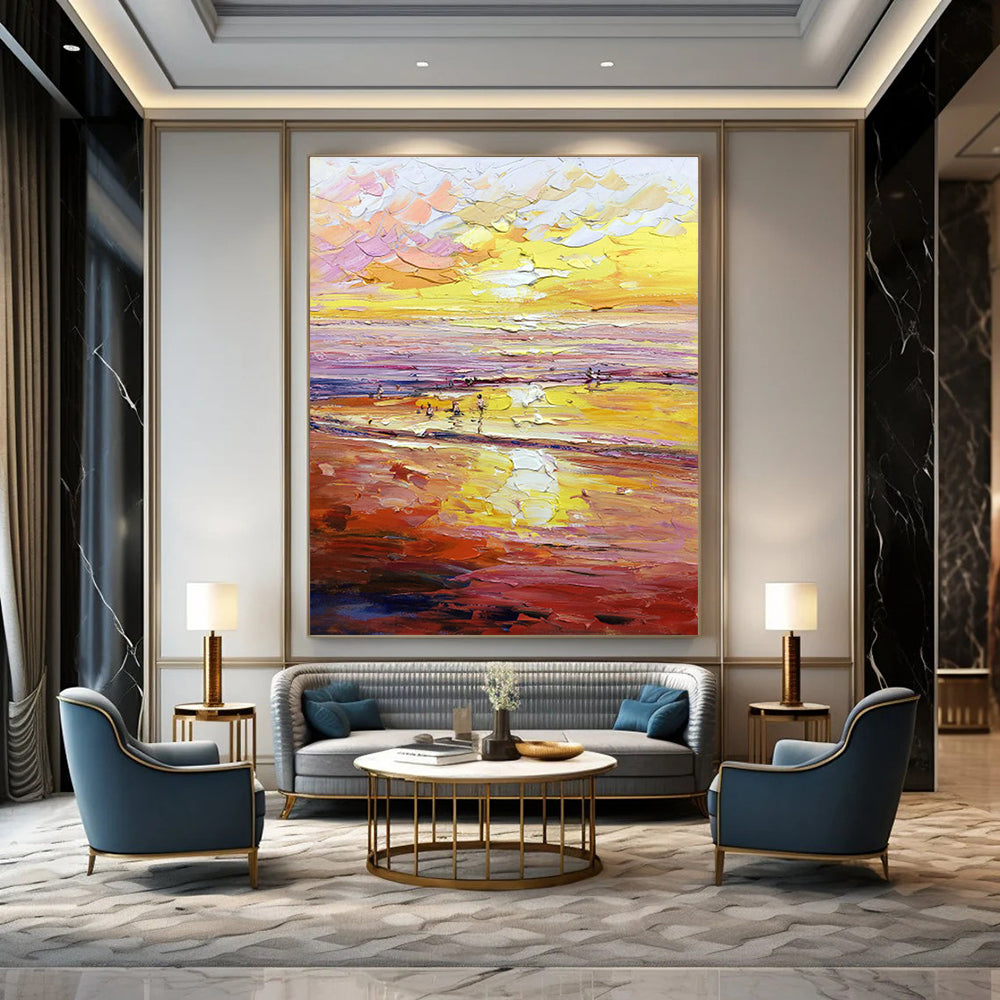Oversized Custom Abstract Art for Hallway & Bedroom DLZ1313