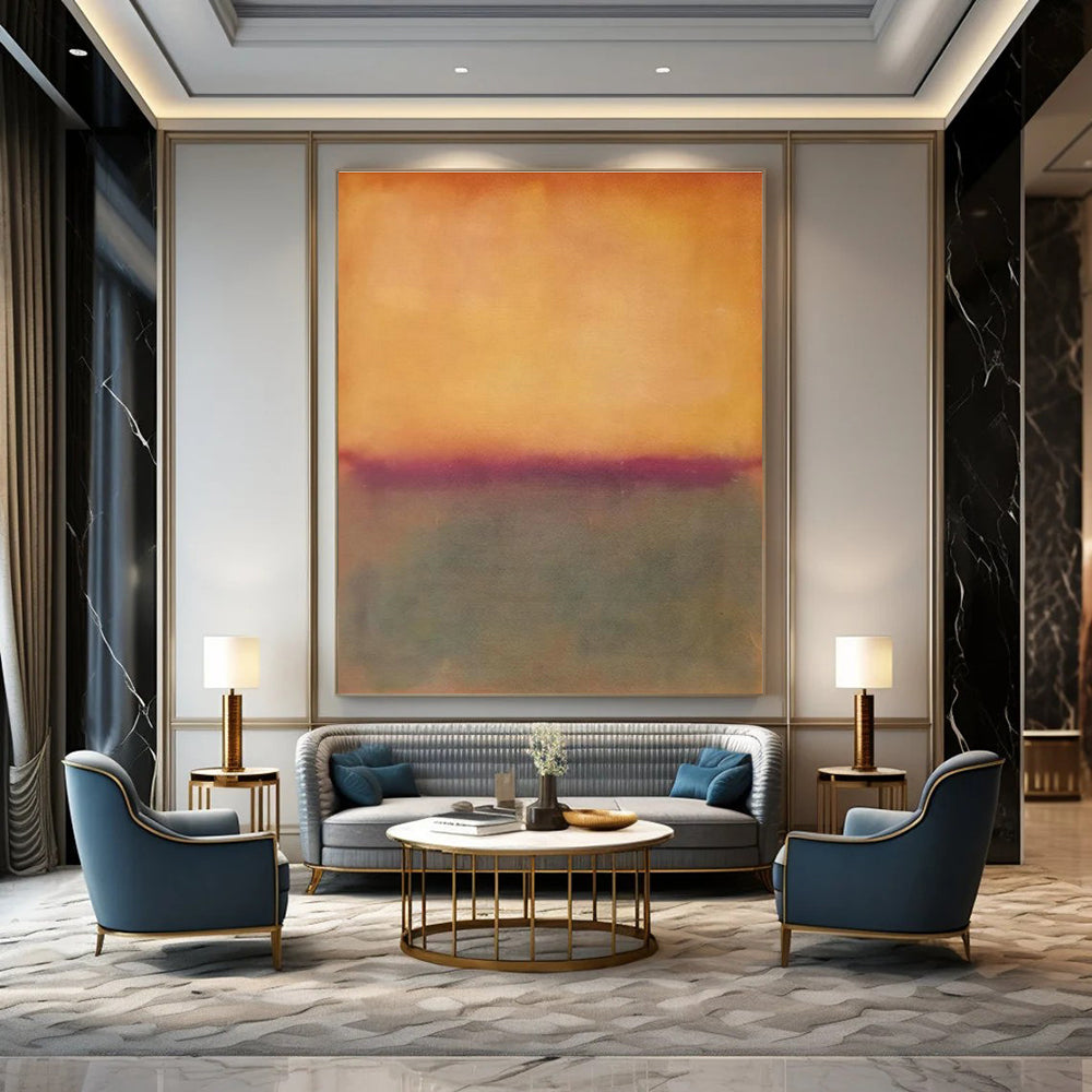 Large Hand-Painted Abstract Canvas for Bedroom & Dining Room DLZ2302
