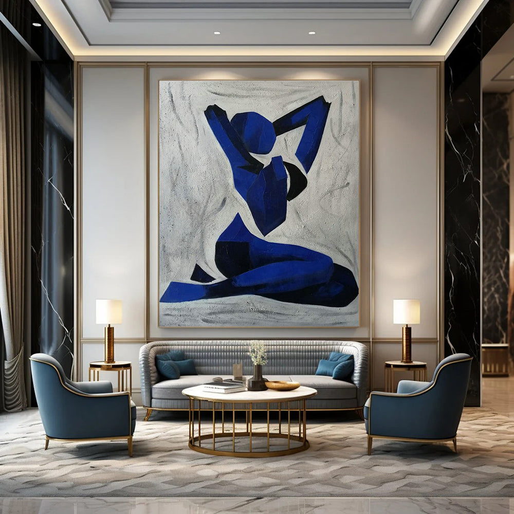 Tremendous Custom - Built Abstract Art for Cottage & Living Room DLZ2268