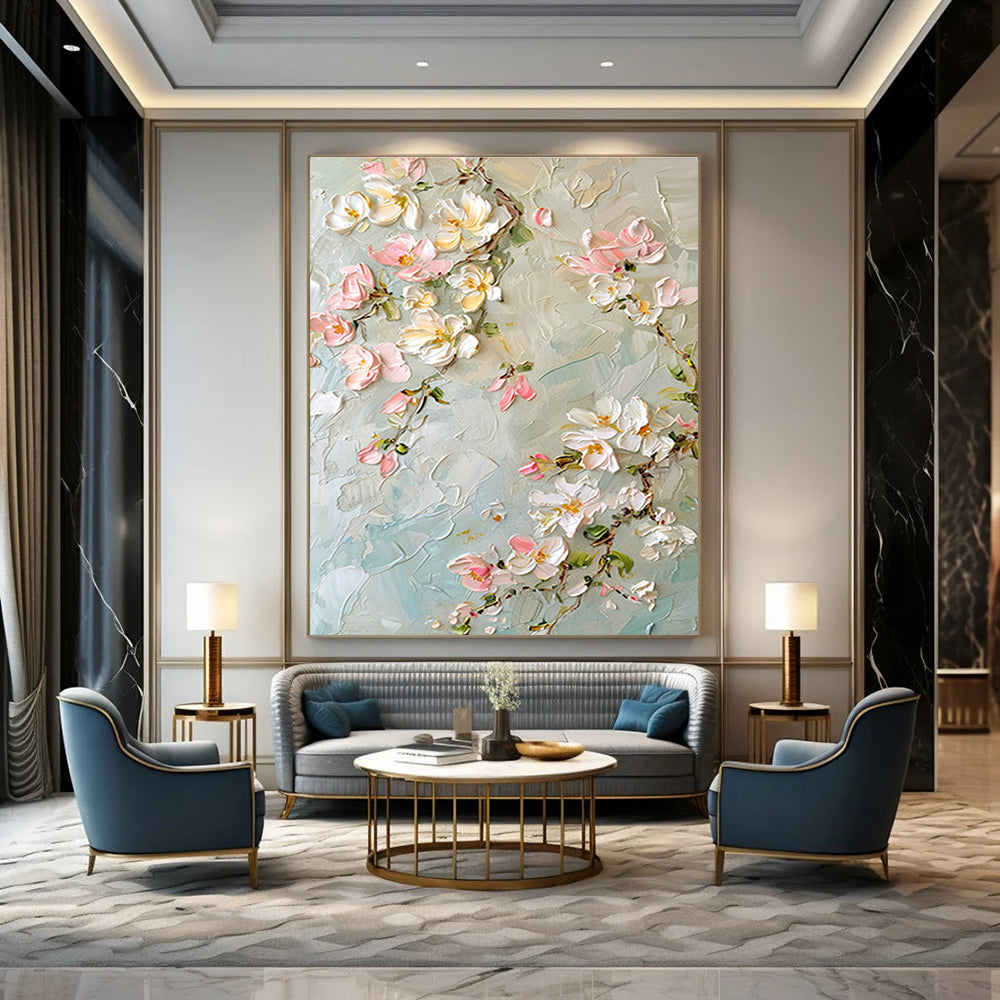 Tremendous Custom Abstract Paintings for Bedroom Balcony Railings & Office Rooftop Gardens DLZ0730