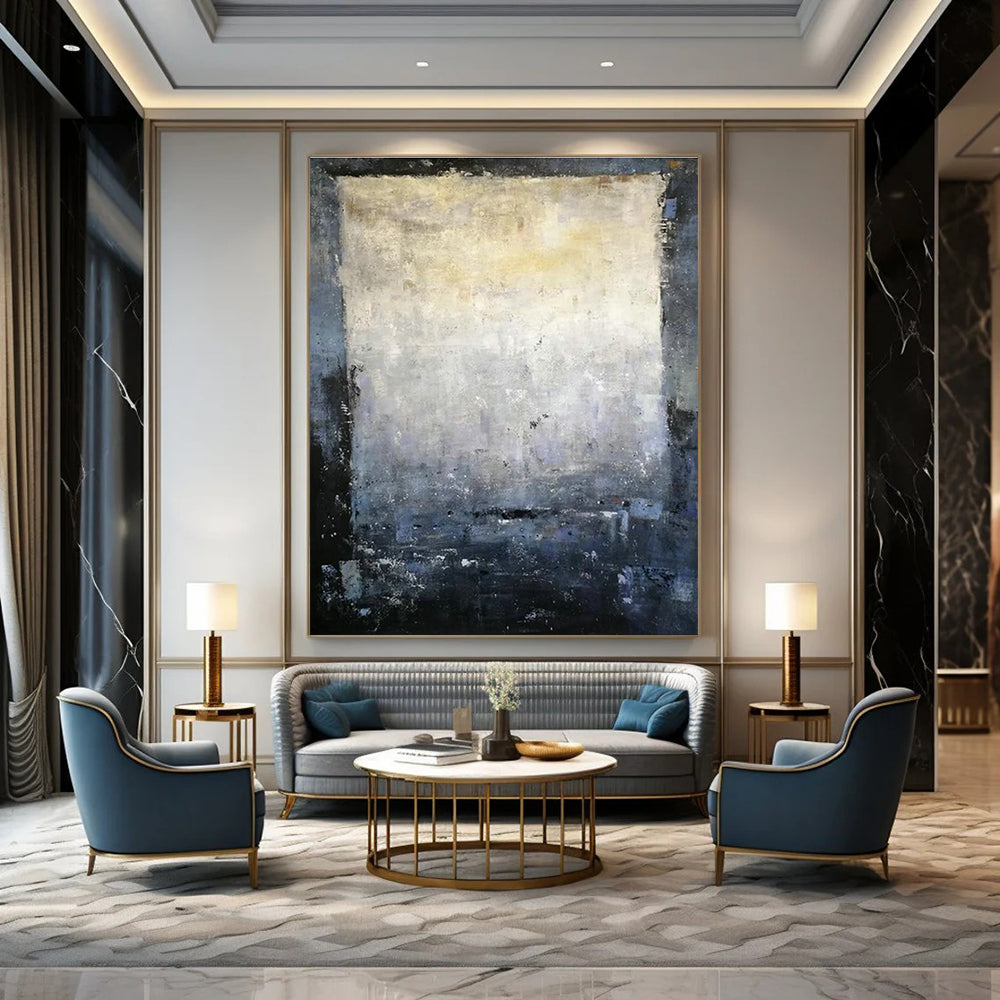 Tremendous Custom - Sized Abstract Art for Bedroom & Dining Room DLZ2277