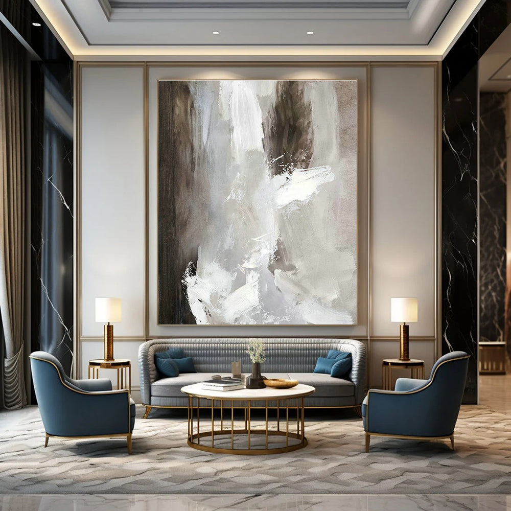 Large Hand Painted Abstract Wall Decor for Living Room & Bedroom DLZ2022