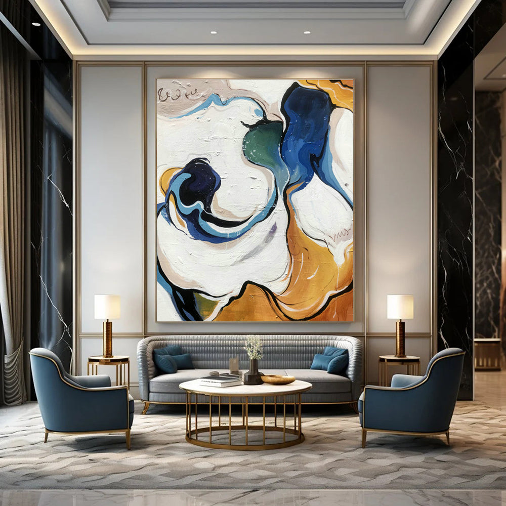Mammoth, Sound - Responsive Custom Abstract Canvases for Bedroom Ambiance DLZ0465
