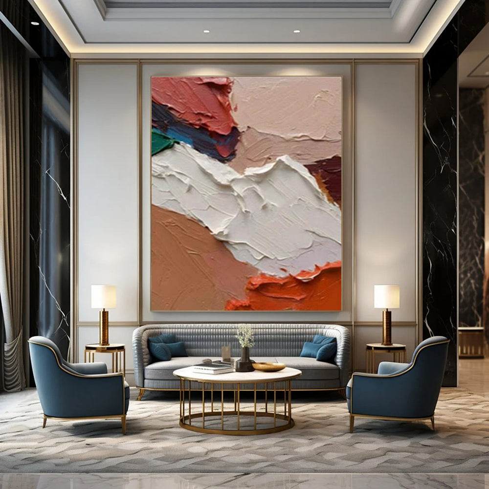 Textured Color - mix Abstract Painting ADGE263