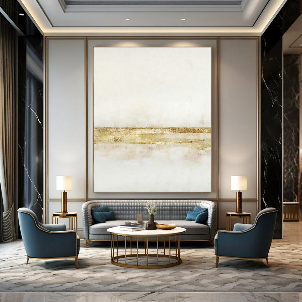 Immense Dimension Custom-Designed Hand Painted Abstract Wall Decor for Dining Room & Cottage DLZ2238