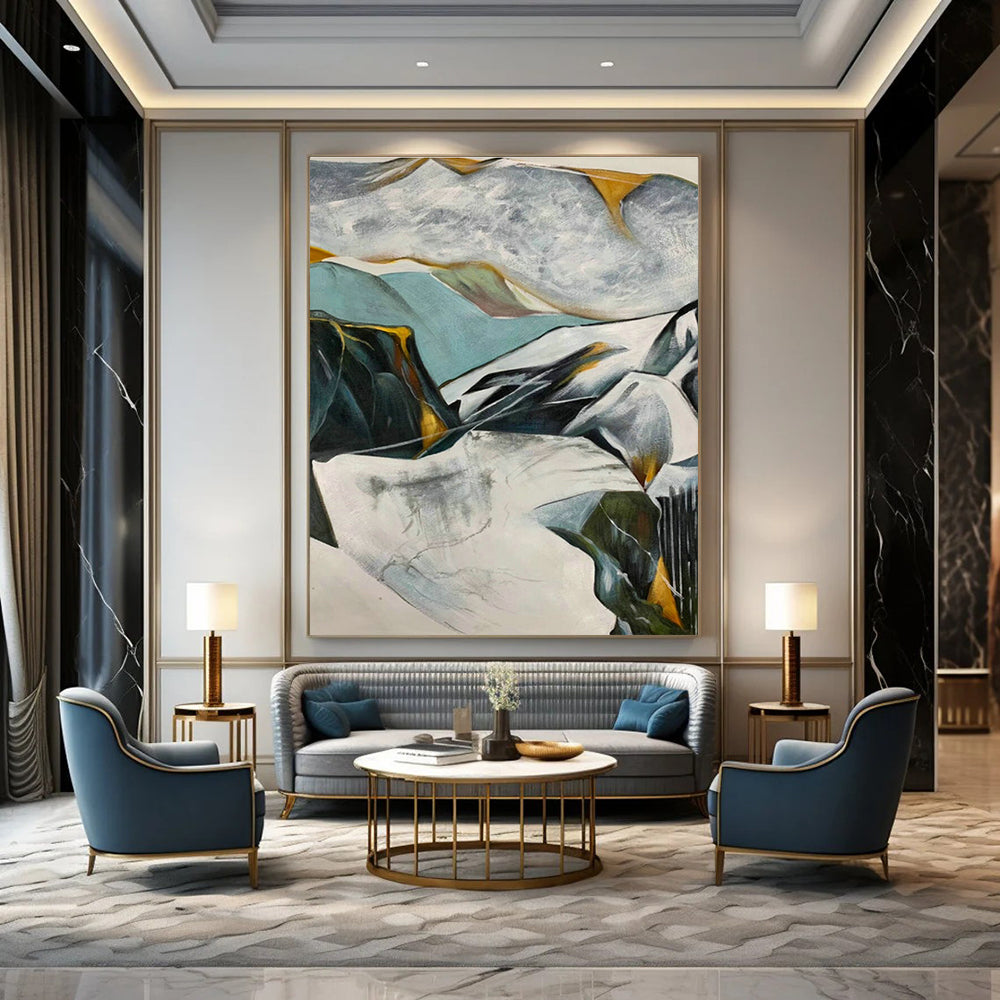 Gigantic - Ultra, Virtual - Reality - Ready Custom Abstract Art for Office Training DLZ0493