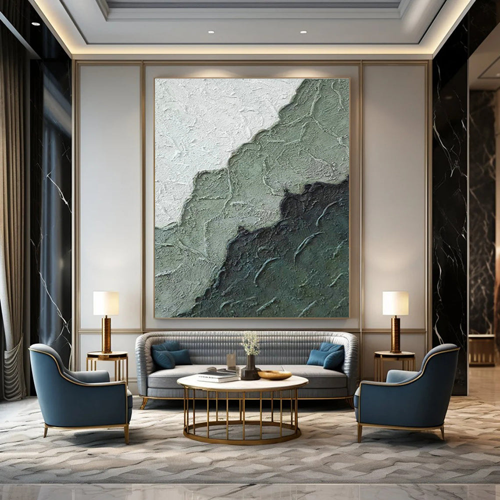 Large Hand-Crafted Abstract Painting for Bedroom & Dining Room DLZ1219