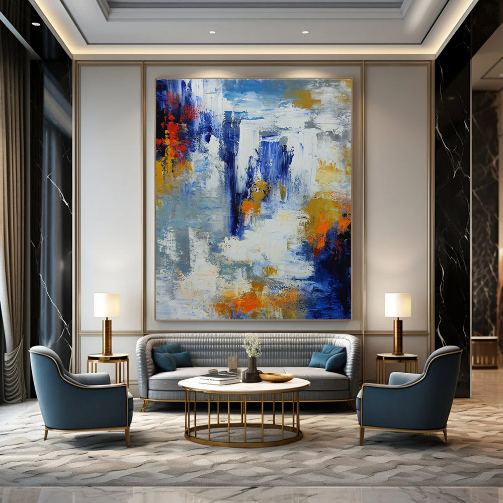 Handmade Grand Abstract Canvas for Bedroom & Living Room DLZ1345