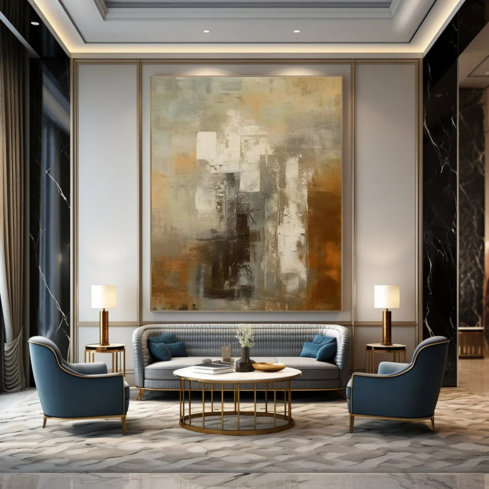 Hand-Painted Abstract Decor for Hallway and Bedroom DLZ1443