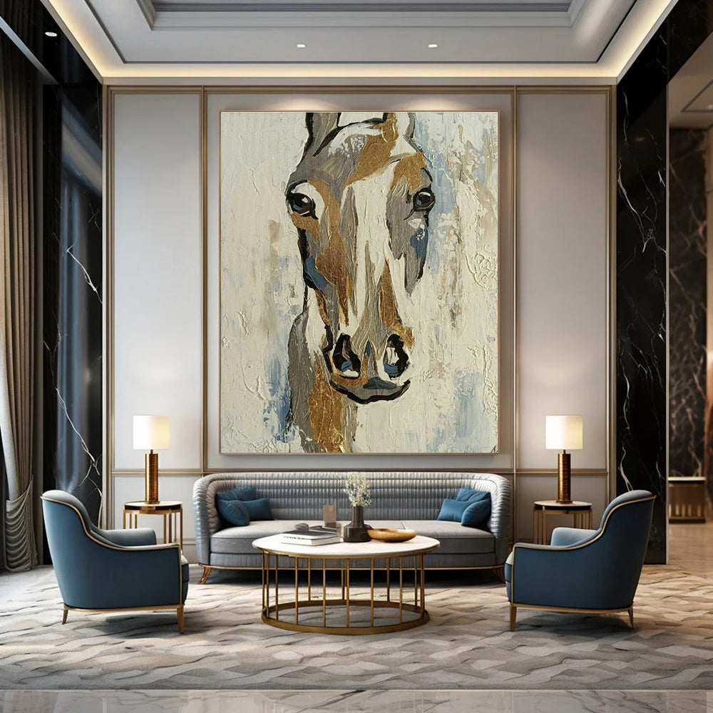 Gigantic Bespoke Handmade Abstract Painting for Cottage & Living Room DLZ2103