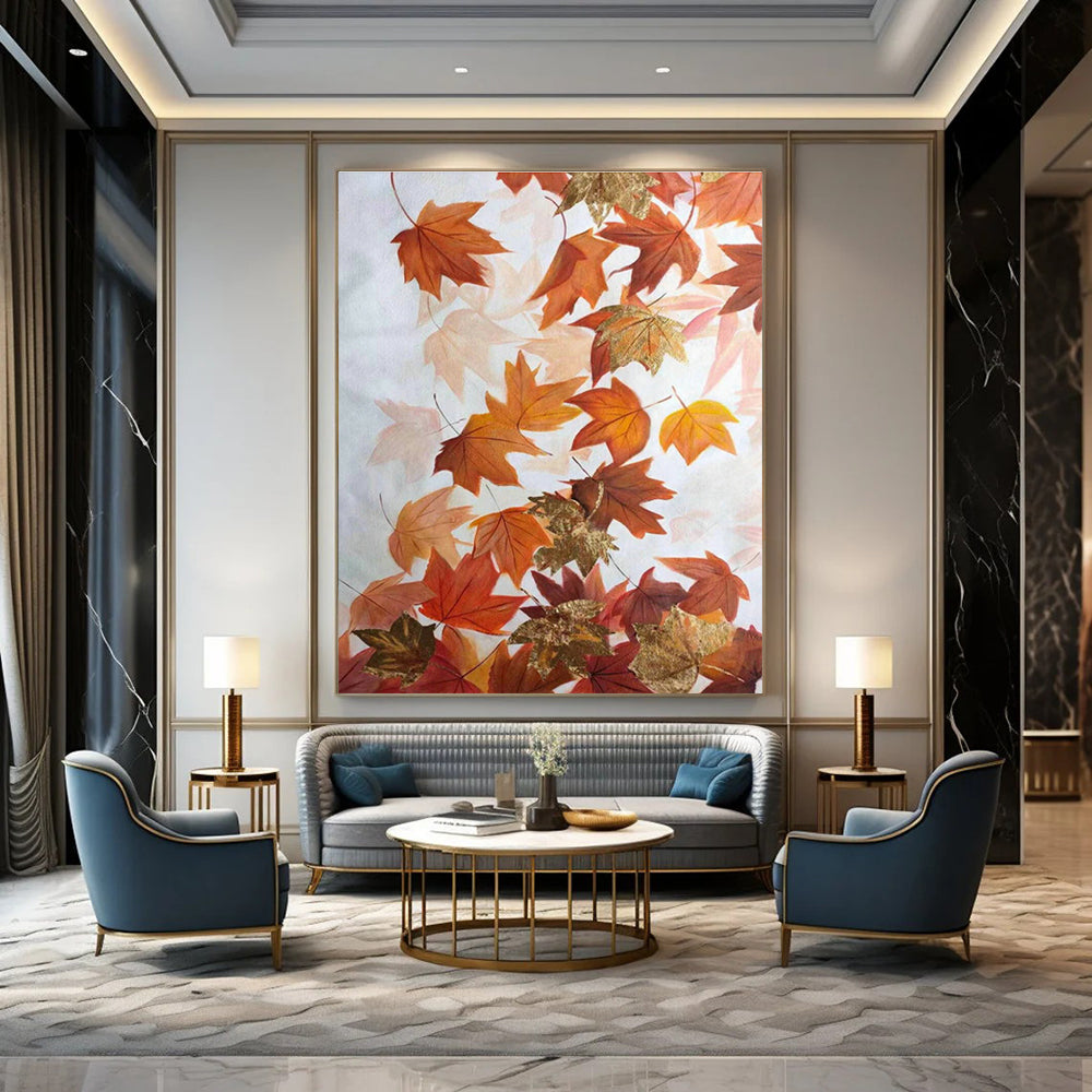 Oversized Abstract Paintings for Dining Room and Cottage Entryway DLZ0775